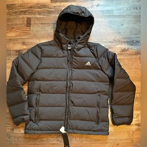 Adidas Helionic down black jacket